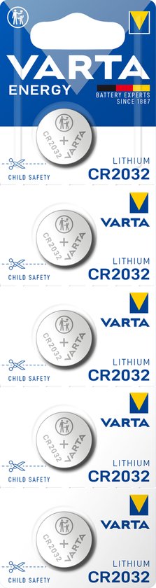 VARTA ENERGY LITHIUM Knoopcel CR2032 paquet de 5