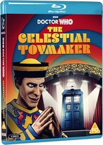 Bluray hoes van Doctor Who: The Celestial Toymaker met de TARDIS en de Tovenaar.