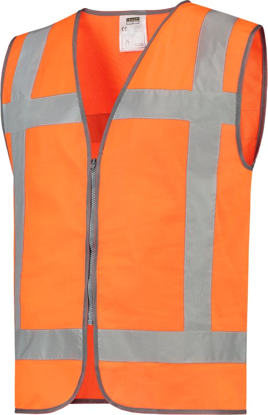 Tricorp Veiligheidsvest RWS Rits 453019 - Fluo Oranje - 3XL-4XL