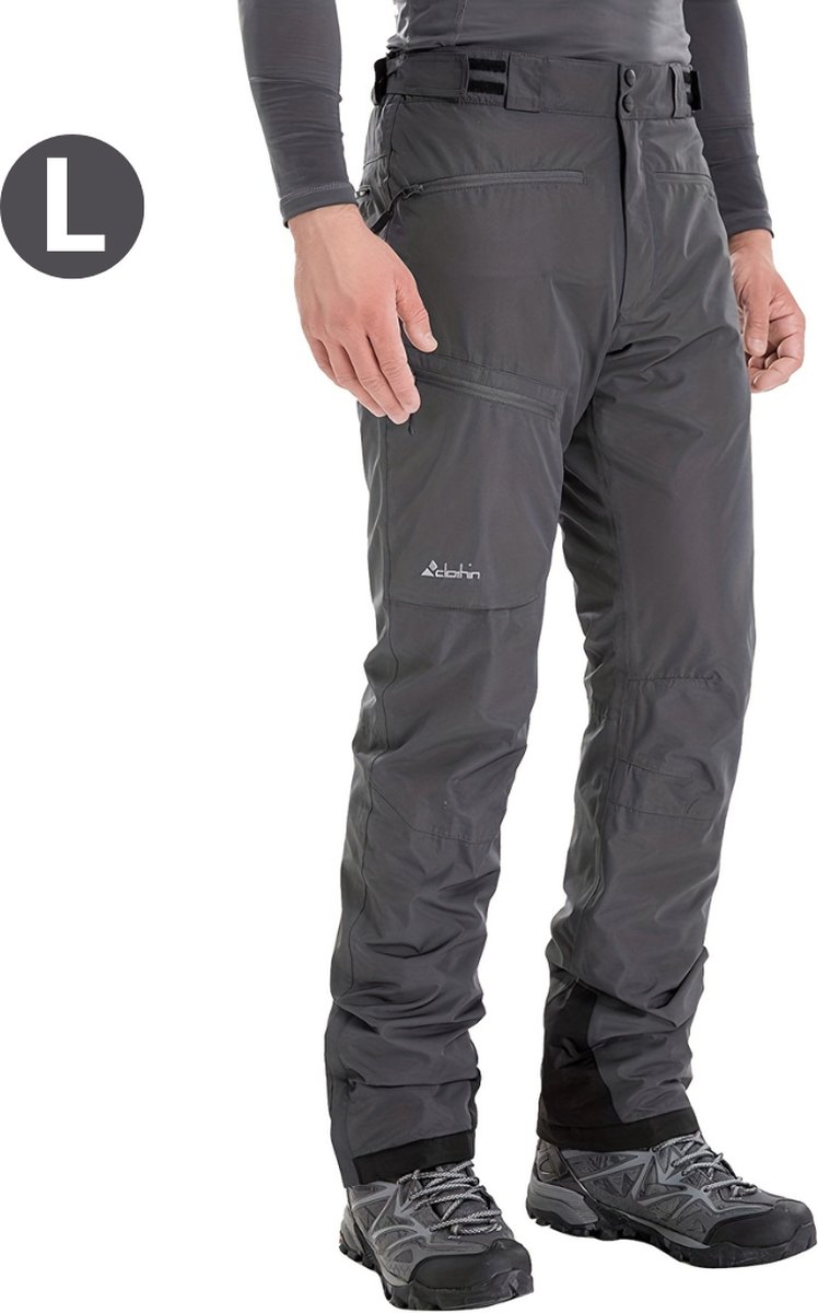 Nivard Skibroek Skipak Snowboard Broek Winterbroek Sneeuwbroek Heren Wintersport Buiten Grijs