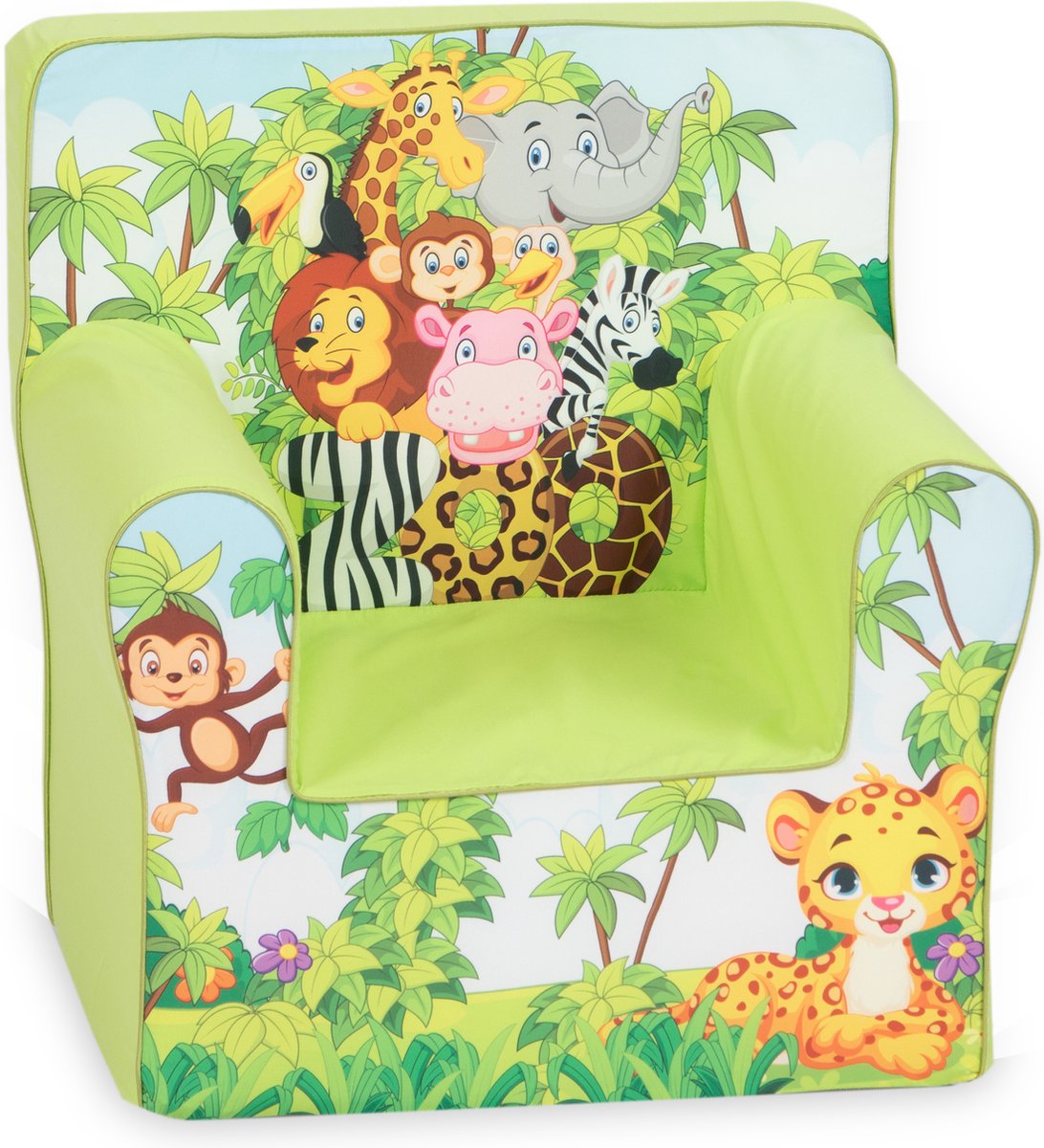 Kindersofa Jungle - 1 jaar - peuterstoel - kinderbank - kinderzetel - kinderfauteuil - Gomoor