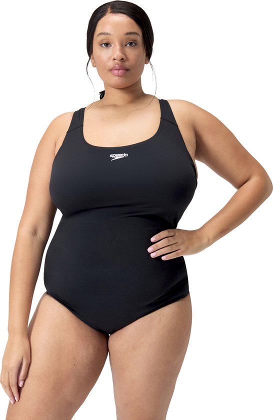 Speedo PLUS SIZE PLACEMENT MEDALIST ONE PIECE