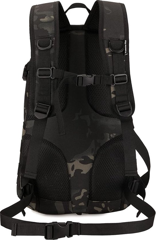 Yakmoo Waterdichte Assault Rugzak 30L Tactische Militaire Stijl - Nylon Molle Systeem