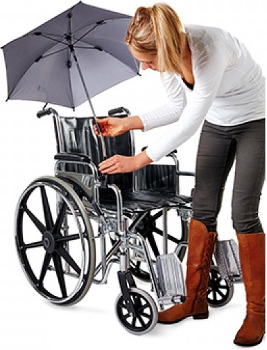 VITILITY Paraplu / parasol- voor kinderwagen - voor rolstoel - Rollatoraccessoire van Vitility — afbeelding 4
