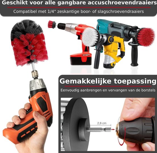 SkinStar Komplett Bürsten Set Rotorbürste Speed Stick Brush