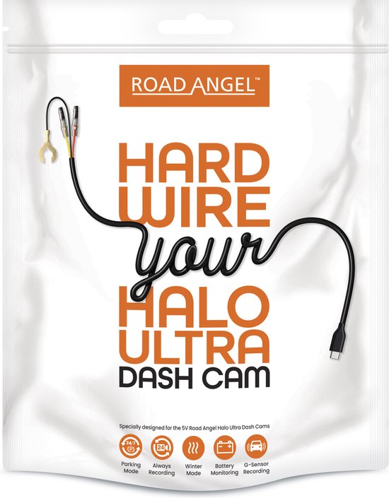 Road Angel Halo Guard en Halo Play Hardwire Kit RA7300C - Type C - Geschikt voor de Halo Guard en Halo Play