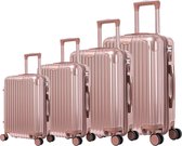Bol.com Royal Swiss ® Luxe Reiskoffer Set - 4 Delig Kofferset - XS/S/M/L - 360° Spinners - Koffer Met Wielen - Koffersets - Hand... aanbieding