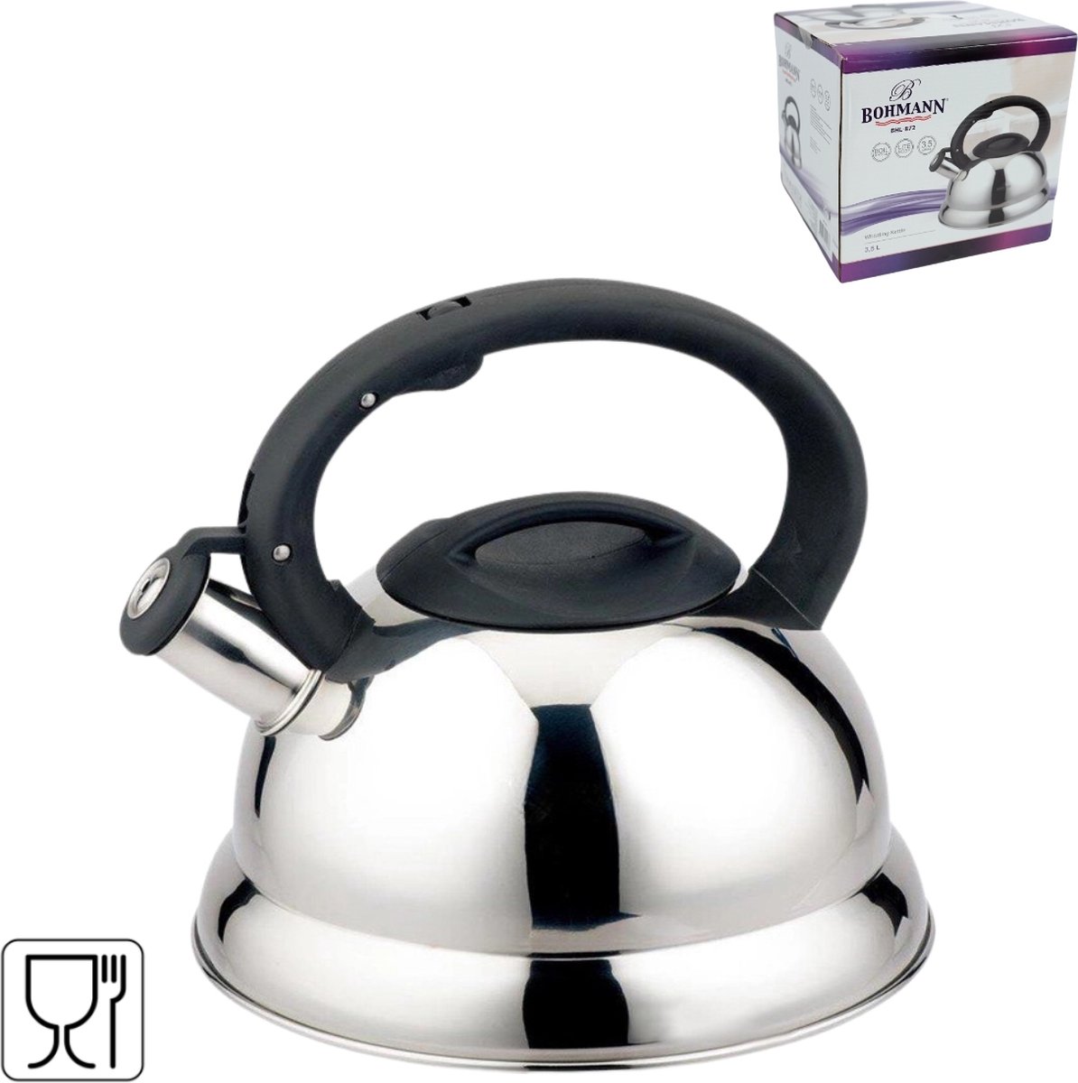 Bohmann BHL-872 RVS fluitketel 3,5 liter