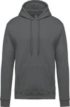 Sweatshirt Homme L Kariban Manches longues Gris Storm 80% Katoen, 20% Polyester