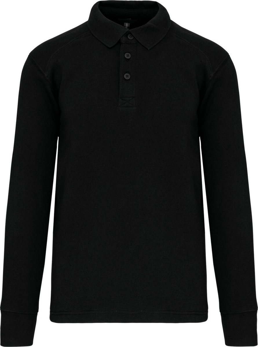 WK. Designed To Work Sweater met polokraag WK4000 - Black - XL