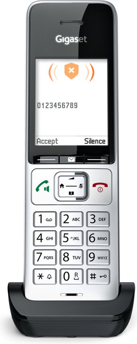 Gigaset COMFORT 500HX Analoge-/DECT-telefoon Nummerherkenning Zwart, Zilver foto 2