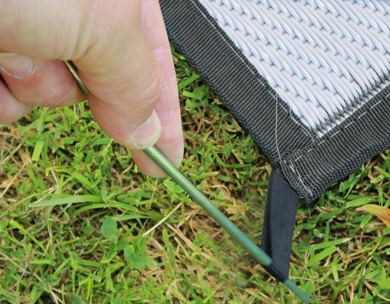 Eurotrail Patio Mat - 350*250cm - zwart grijs van Eurotrail — afbeelding 2