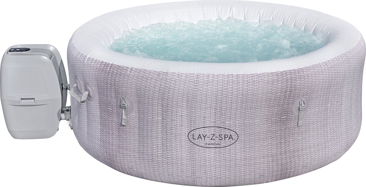 Lay-Z-Spa Cancun AirJet opblaasbare spa - 2 tot 4 personen - Ø 180 x 66 cm