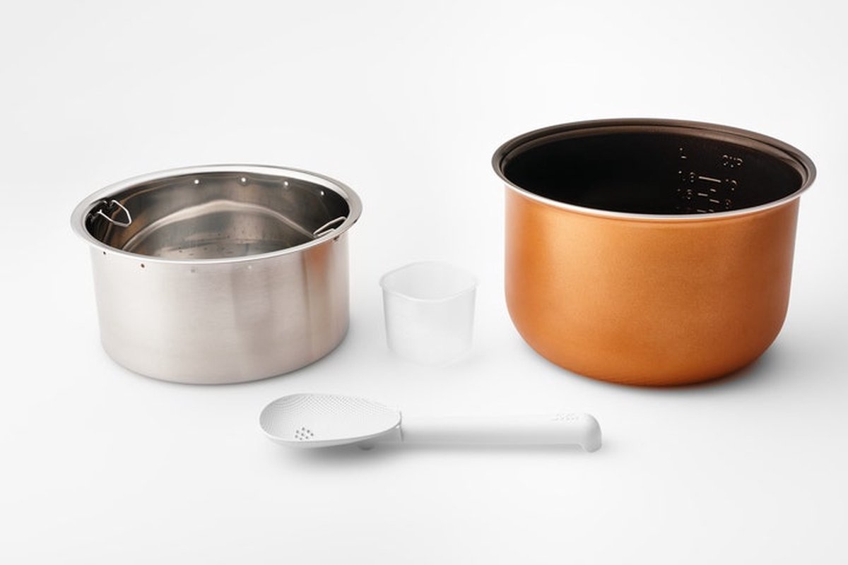 Solis Rice & Potato Cooker 8161 - Aardappel- en Rijstkoker - RVS - Stoomkoker - Stoompan - Zilver thumbnail 3
