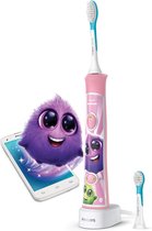 Philips Sonicare For Kids - Elektrische tandenborstel voor kinderen - Roze - Met App - HX6352/42