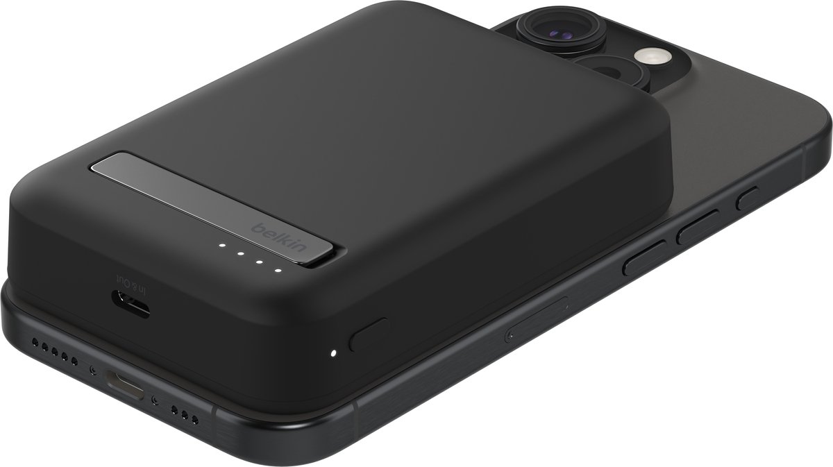 Belkin BoostCharge Pro Powerbank 10000mAh Draadloos Zwart - afbeelding 2