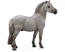 COLLECTA Figurine - Fjord Hengst Grijs - (Xl) - Paarden - Handgeschilderd - Miniatuur
