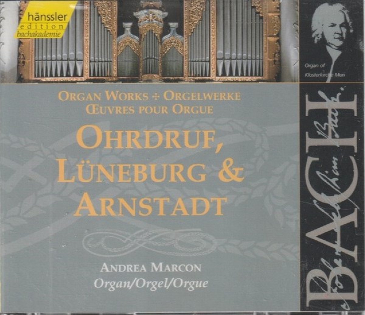 Andrea Marcon - J.S. Bach: Organ Works: Ohrdruf, Lueneburg & A (2 CD)