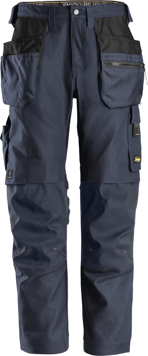 Snickers 6224 AllroundWork, Canvas+ Werkbroek met Holsterzakken - Donker blauw/Donker blauw - 54