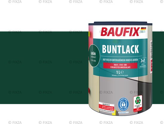 BAUFIX Multi- Peinture verte 1 litre