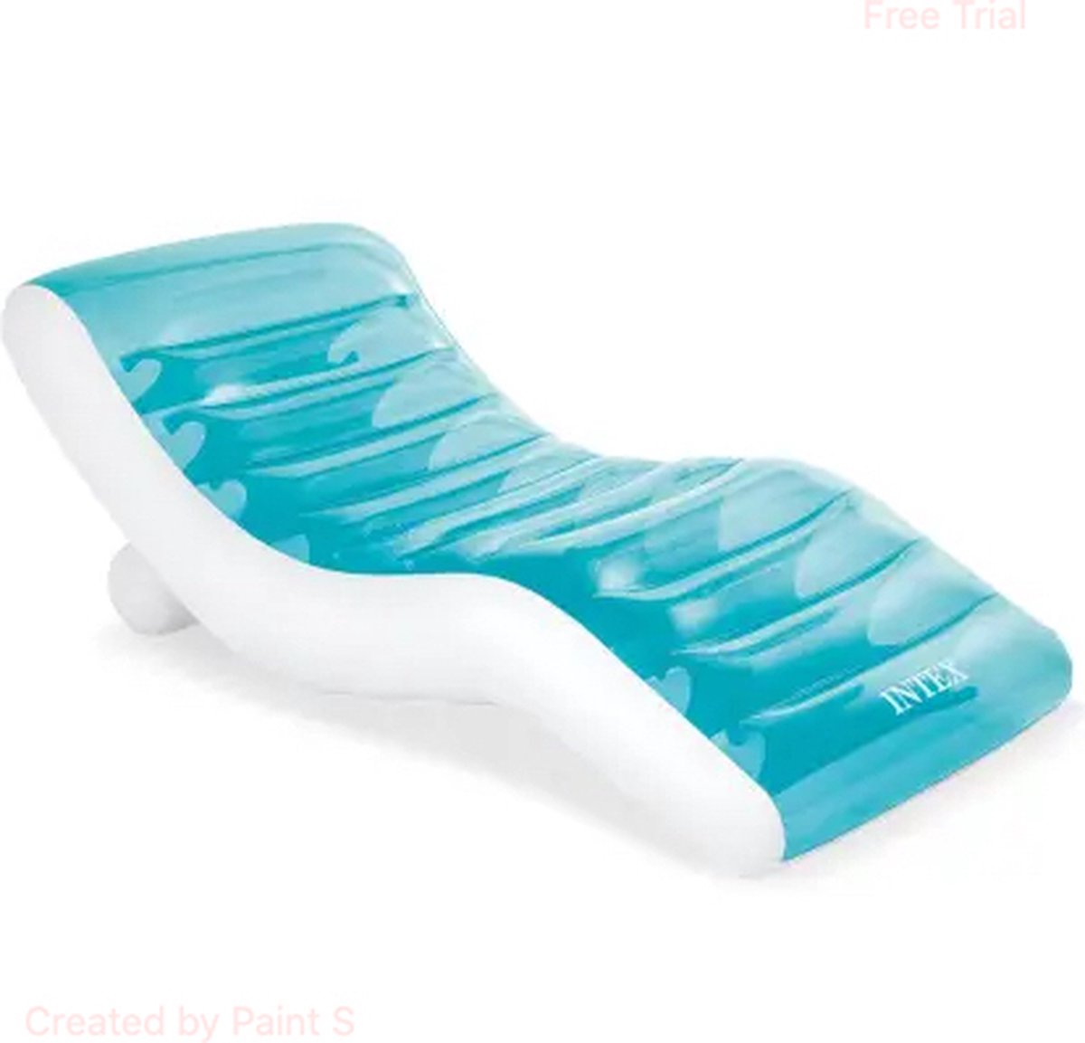 Intex Splash Lounge zwembad loungestoel luchtbed 191x99 centimeter