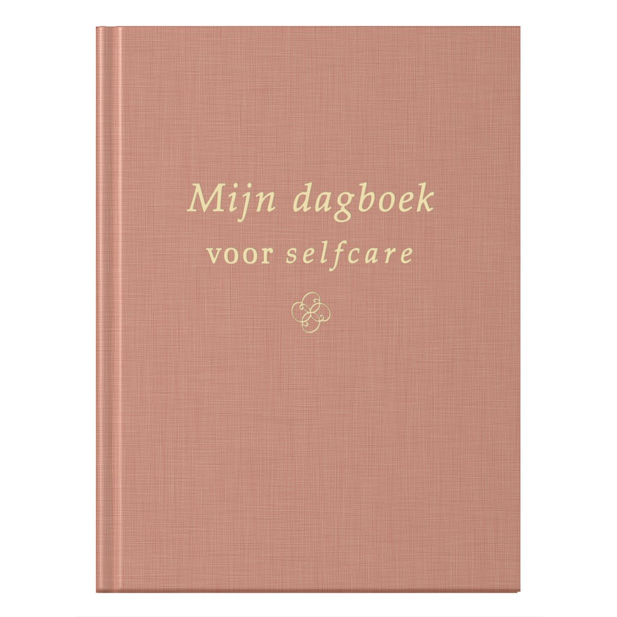 Fyllbooks - Dagboek voor Selfcare - Invulboek - Linnen Cover - Roze met Goudfolie