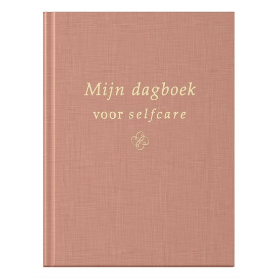 Fyllbooks - Dagboek voor Selfcare - Invulboek - Linnen Cover - Roze met Goudfolie