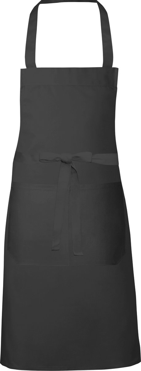 Hobbyschort met zak - Dark Grey - 80 x 73 cm - Link Kitchen Wear