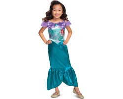 DISNEY Prinses - THE LITTLE MERMAID, de kleine zeemeermin Ariel , Maat M (7-8 jaar), Meisjes