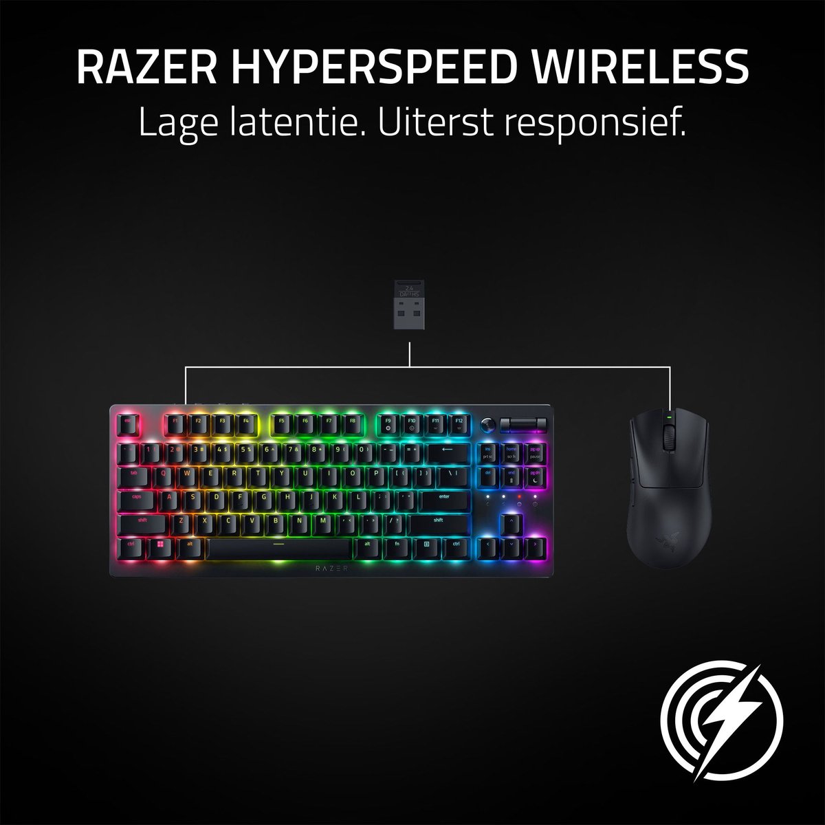 Razer DeathAdder V3 - Ultralight Gaming Muis thumbnail 4