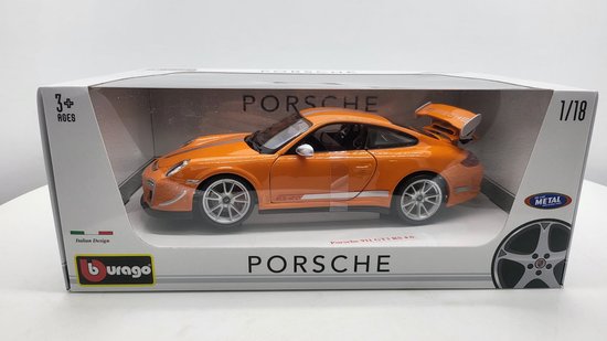 Bburago Porsche 911 GT3 RS 4.0 2012 Limited edition 3000 stuks - modelauto - schaalmodel - oranje - schaal 1:18 van Merkloos — afbeelding 5