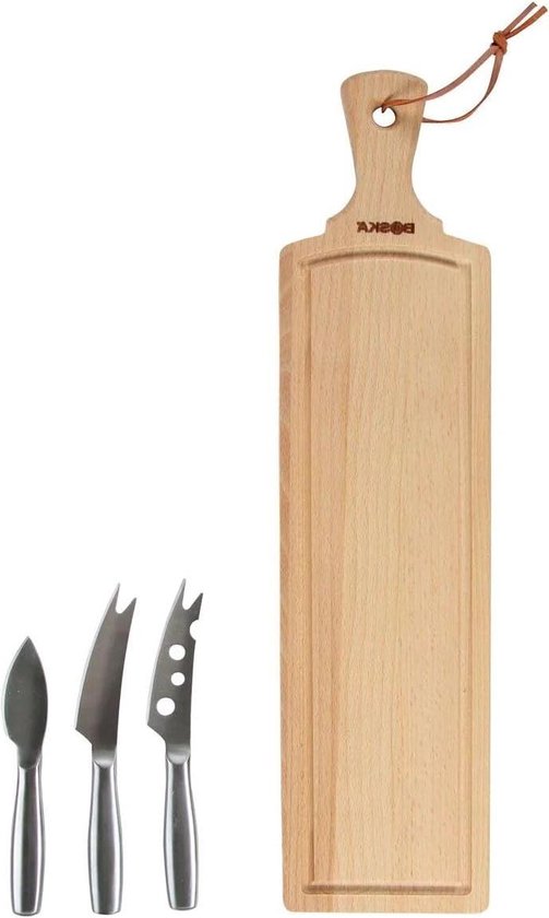OSTUR LARGE Kaasplank van acaciahout bedrukken, vanaf 10 stuks