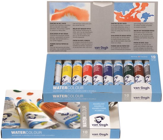Van Gogh aquarelle 10 tubes 10ml