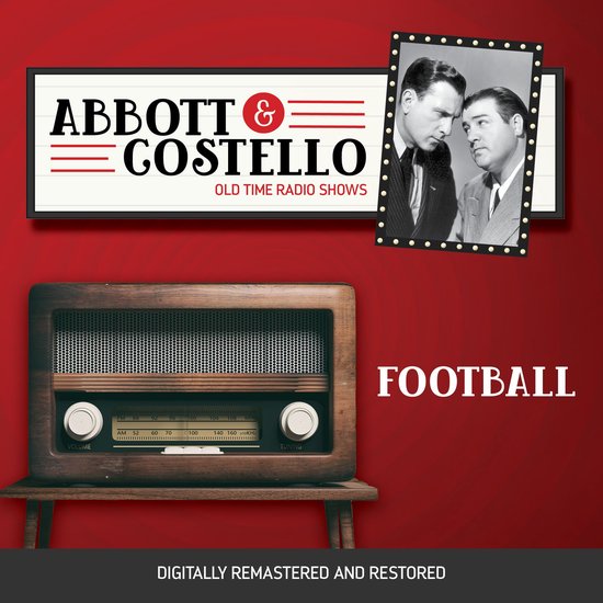 Abbott and Costello: Football - cover