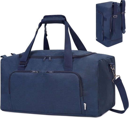 TINYAT Opvouwbare Heren Bagage Reistas Grote Capaciteit Draagtassen voor Vrouwen Mannen Weekend Draagbare Duffeltas Zwarte Heren Handtas kopen vanaf een prijs van 54