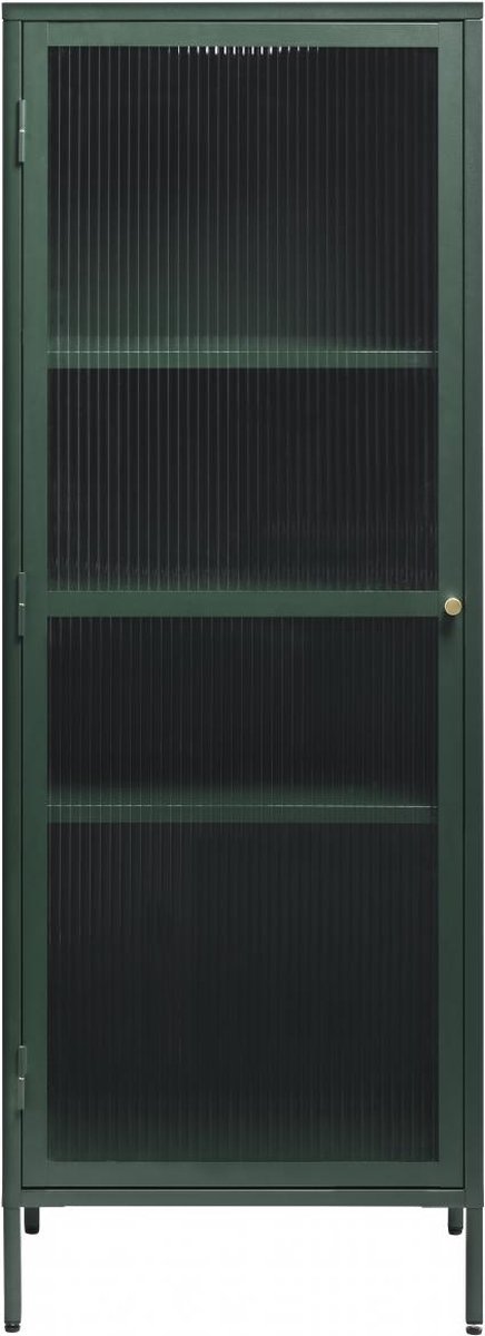Nordic Home - Olan glazen wandkast - 160 cm - groen
