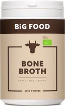 Bol.com Big Food - Bio Beef Bone Broth Poeder - 400 gram - Het Oervoedsel Dat Je Immuunsysteem Boost aanbieding