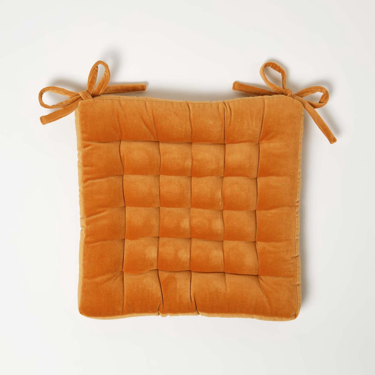Lot De 2 Coussins De Jardin Avec Attaches - 40x40cm - Tissu Polyester Doux - Parfaits Pour Chaise, Sol, Intérieur Et Extérieur