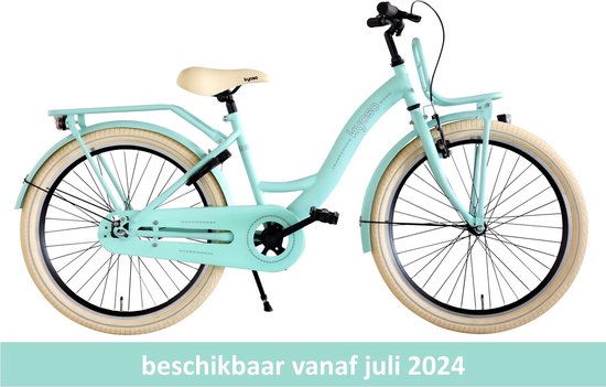 Kinderfiets 24" Kyoso Blossom Breeze met remnaaf - mat mintgroen alleen verkrigbaar via vakhandel van Merkloos — afbeelding 3