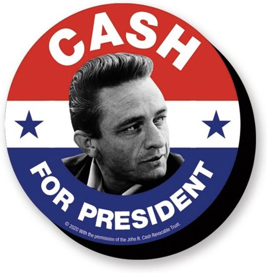 NMR Distribution Johnny Cash: President Funky Chunky Magnet Magnets