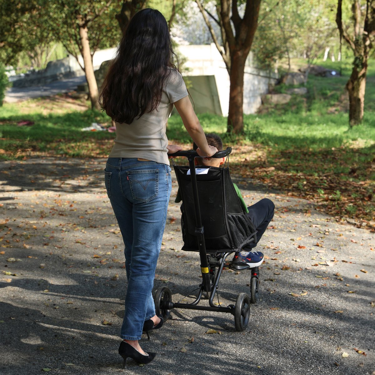 Qplay Easy Luxe Buggy XL - Lichtgewicht Kinderbuggy Inklapbaar - Zwart thumbnail 5