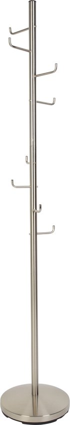 Housecraft Living Hooked kapstok staand metaal Zilver