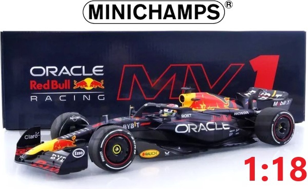 Oracle Red Bull Racing RB19, Verstappen, Winner Spanish GP 2023 - 1:18 - Minichamps