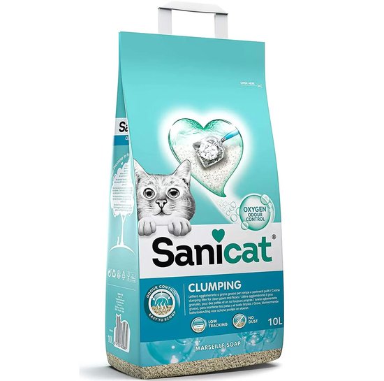 Sanicat Kattenbakvulling Marseille Soap 10 liter