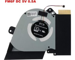 Vervangende Gpu / koelventilator voor o.a. Asus ROG Zephyrus GA502 / GX502 / GU502 Series - P/N: 13NR0210AM0901