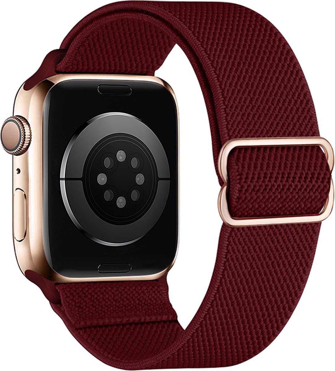 Hoco Fashion WA 04 Watch Bandje - Geschikt voor Apple Watch 1 / 2 / 3 / 4 / 5 / 6 / 7 / 8 / 9 / SE / Ultra - 38MM / 40MM / 41MM - Rood