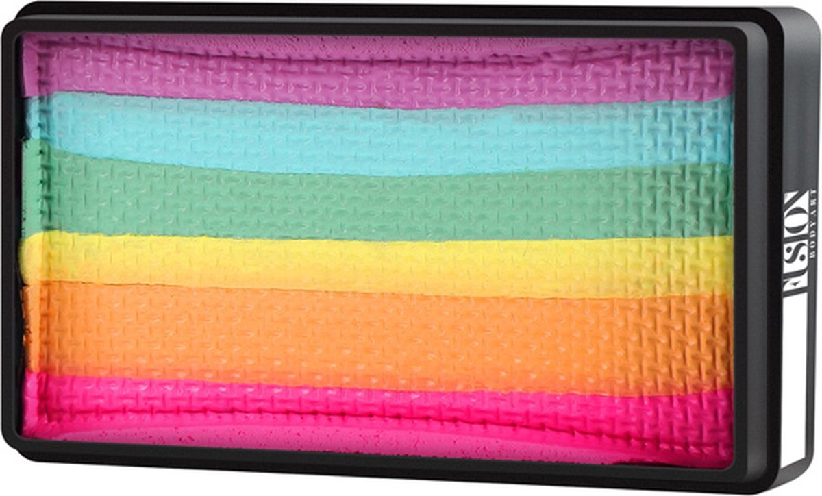 Fusion Body Art Face Painting Split Cakes – LODIE UP Pastel Rainbow | 30g