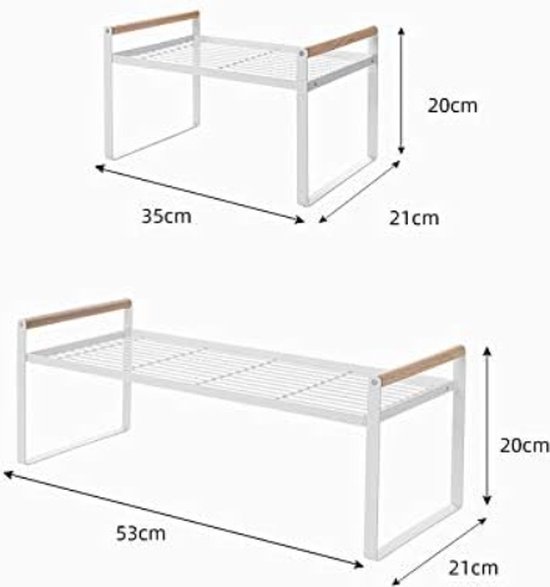 Humble Crew Plank Voor Kinderkamer, Het Opbergen Van Speelgoed Met 16 Opbergbakken Naturel Wit 751762741