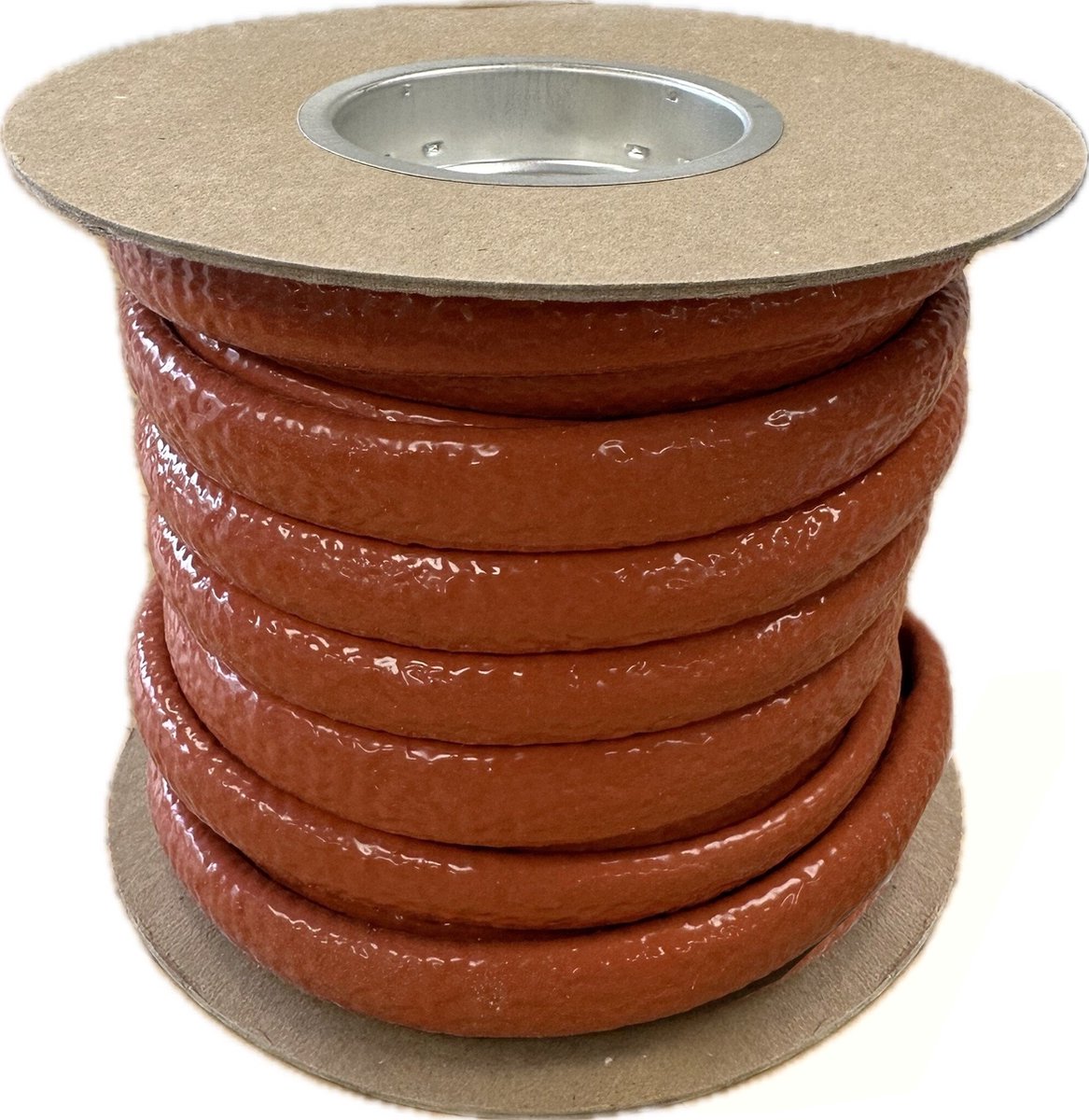 Ø 16 mm x 15m | Hittebestendige silicone isolatiekous - Rood