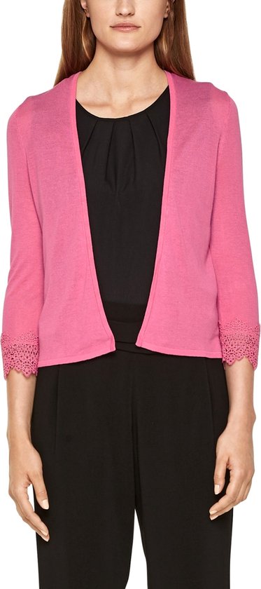 s.Oliver BLACK LABEL - Gilet vert foncé - Taille XS - Femme - 4422 summer pin -